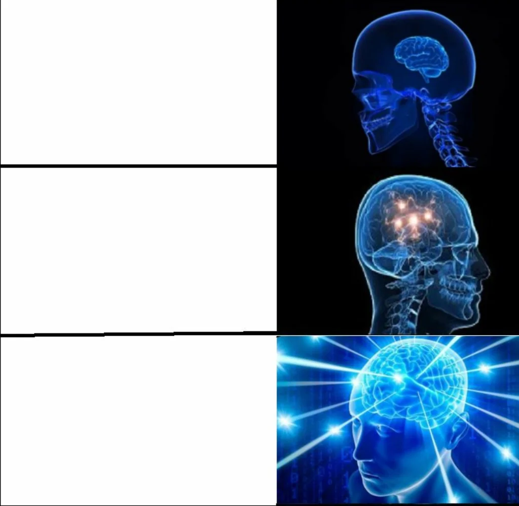 Galaxy Brain (3 brains)