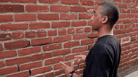 Talking to wall