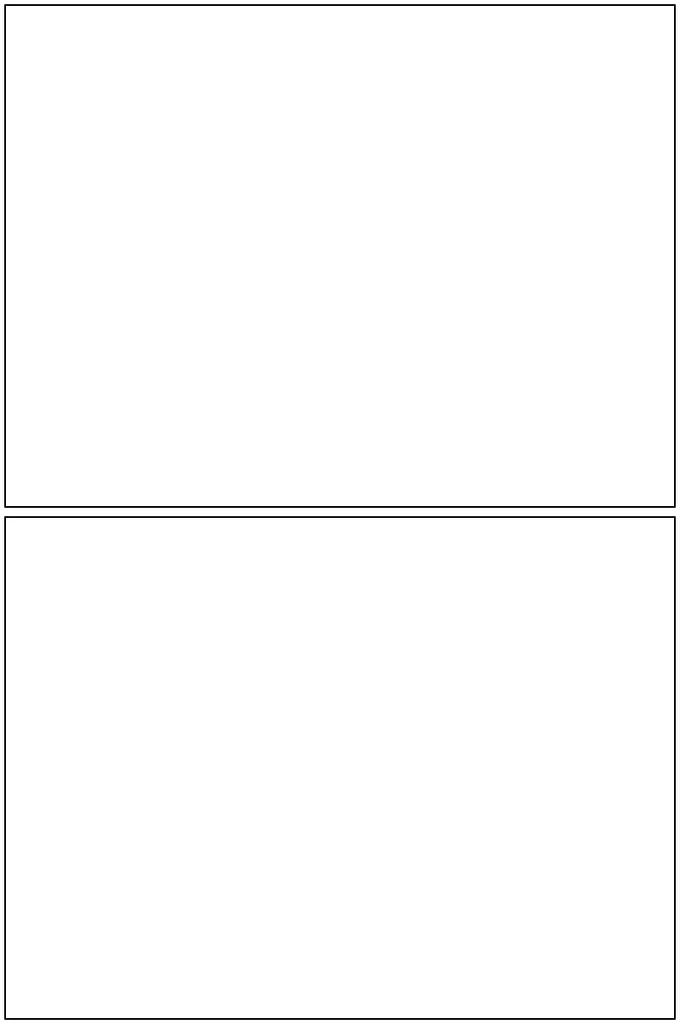 Blank Comic Panel 1x2
