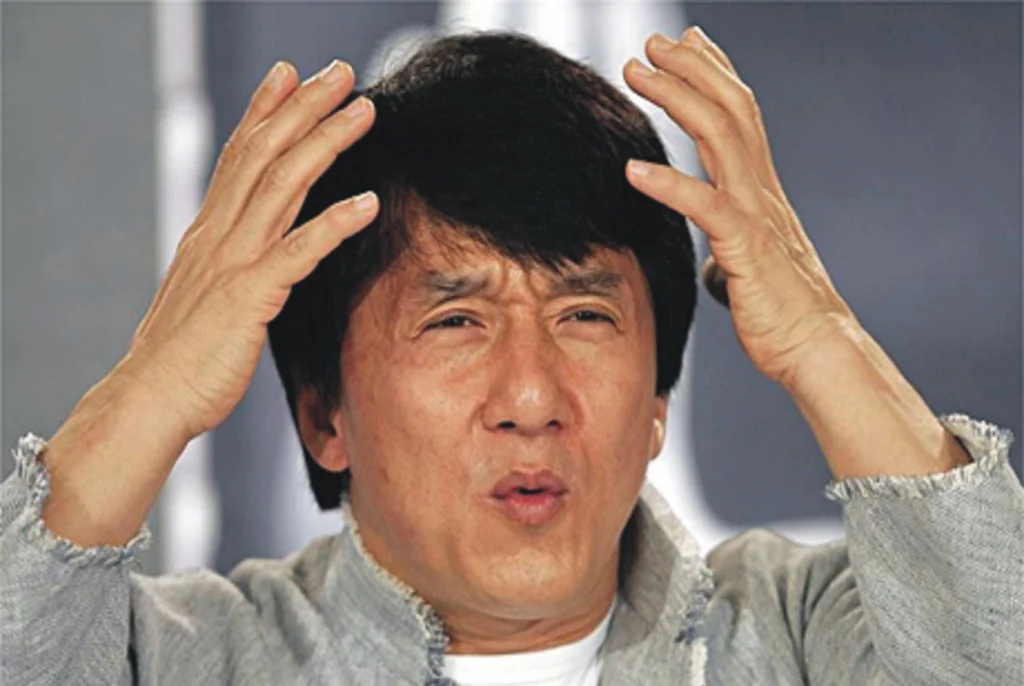 Jackie Chan Confused
