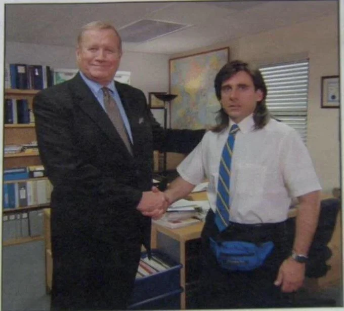 The office handshake