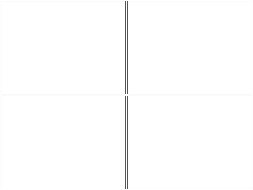 Blank Comic Panel 2x2