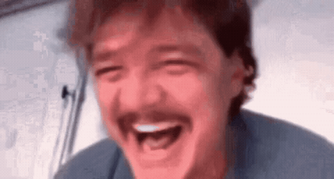 Pedro Pascal crying